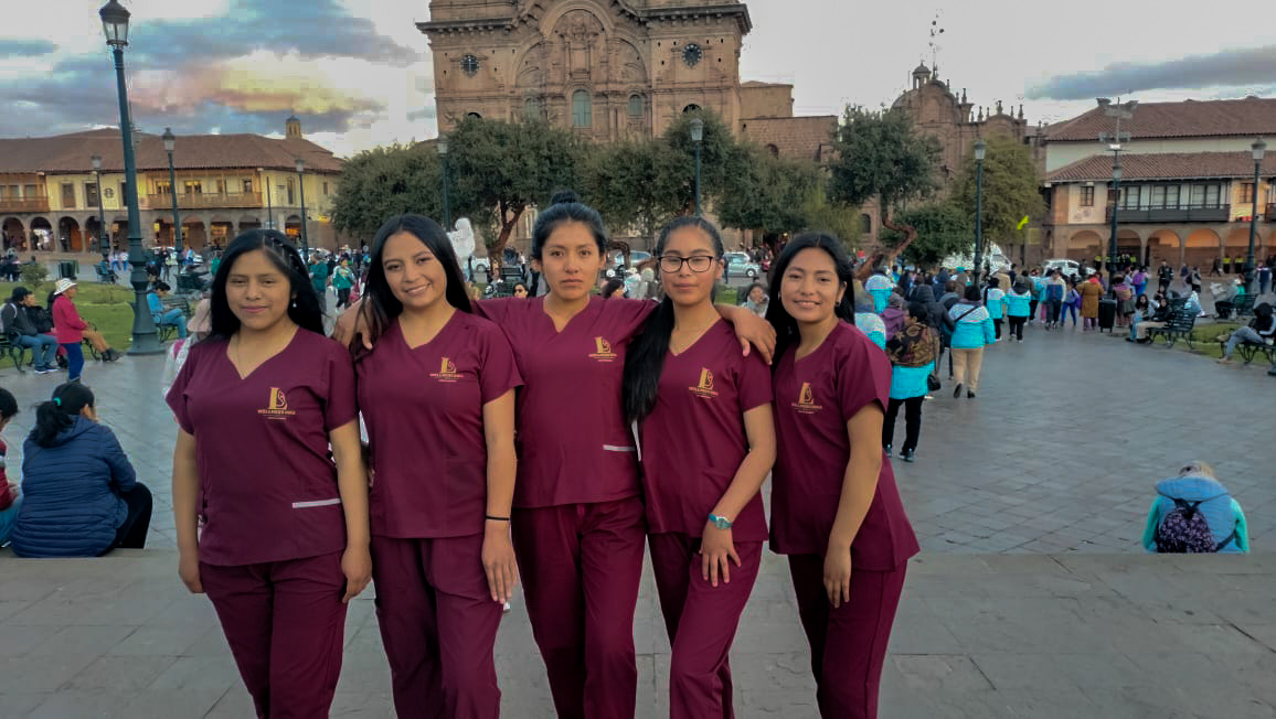The Wellness Inka team in the heart of Cusco